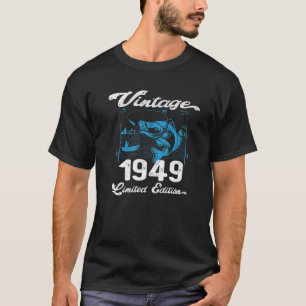 Vintagen 1949 - 73 Jahre alte Fischer T-Shirt