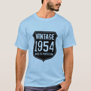 Vintagen 1954 Jahre alt, um T-Shirt für Männer zu 