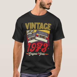 Vintagen 1973 Originalteile Funny 49 Years Old 49t T-Shirt
