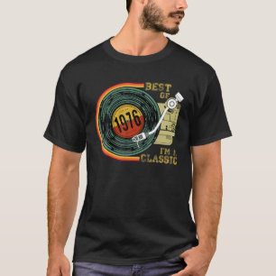 Vintagen 1976er Ich bin klassische Grafikwiedergab T-Shirt