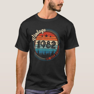Vintagen 1982 40. Geburtstagsgeschenke Limited T-Shirt
