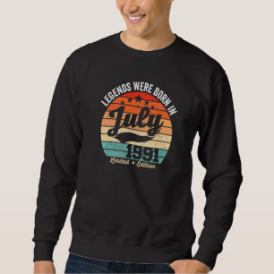 Vintagen 31. Geburtstagslegenden wurden am 19. Jul Sweatshirt