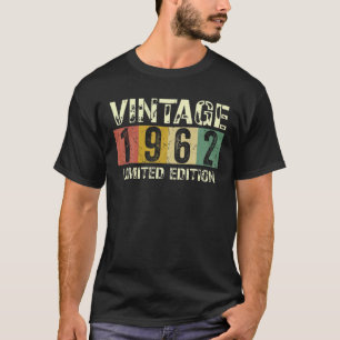 Vintagen 60 Geburtstagsdekorationen Männer 60. Geb T-Shirt