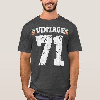 Vintagen 71 Jahre Altes Glück 71. Geburtstag Spaß T-Shirt