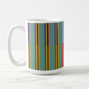 Vintagen Personalisierten Streifen - Tasse