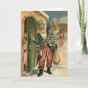 Vintagen USA Feiertagskarte