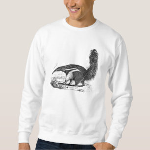 Vintager 1800s Aardvark-Retro Sweatshirt