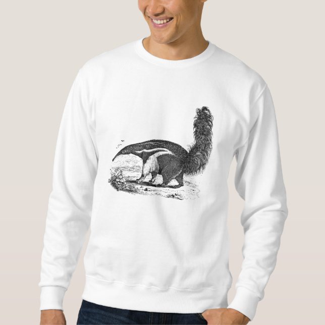 Vintager 1800s Aardvark-Retro Sweatshirt (Vorderseite)