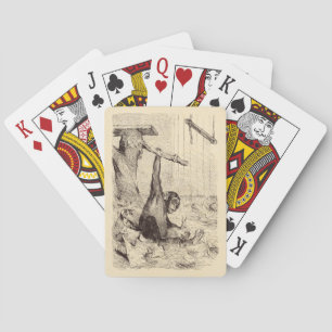 Vintager 1800s spielkarten