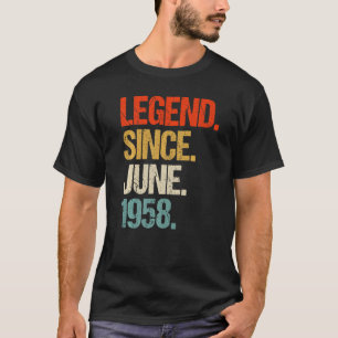Vintager 1958 65. Geburtstagsretro 65 Jahre alt 1 T-Shirt