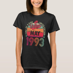 Vintager 29. Geburtstag Phantastisch seit Mai 1993 T-Shirt