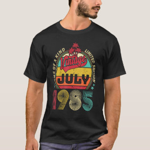 Vintager 37. Geburtstag Phantastisch seit Juli 198 T-Shirt