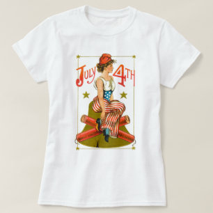 Vintager 4. Juli T-Shirt