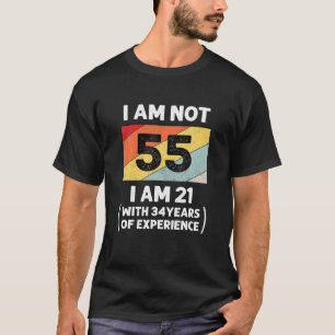 Vintager 55. Geburtstag Retro 55 Jahre alter Hase T-Shirt