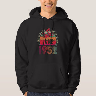 Vintager 70. Geburtstag Phantastisch seit Juni 195 Hoodie