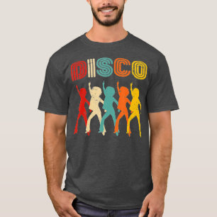 Vintager 70er Disco Themenabend Retro Disco Tanz d T-Shirt