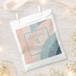 Vintager 70er Rainbow Wedding Geschenktütchen