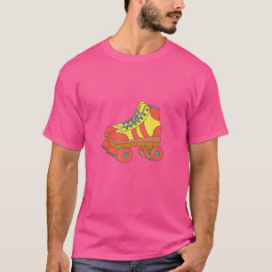 Vintager 70er Roller Skate Disco Derby Retro Rolle T-Shirt