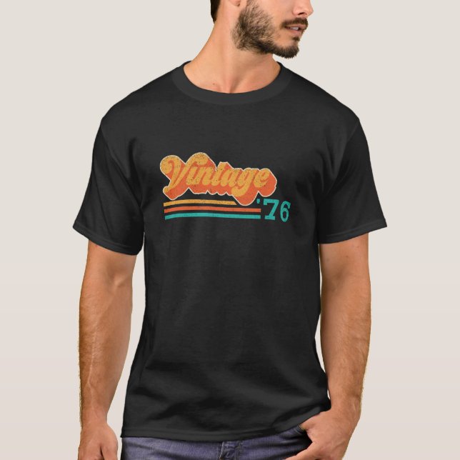 Vintager '76 Klassiker 1976 T-Shirt (Vorderseite)