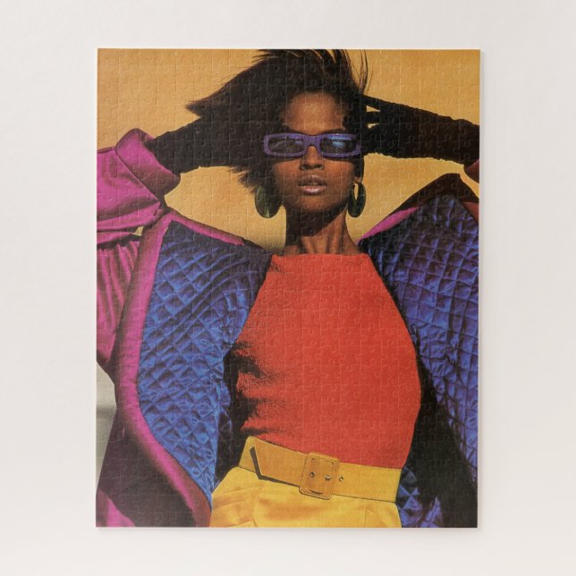 Vintager 80er Fashion Jigsaw Puzzle (Vertikal)