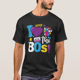 Vintager 80er für Frauen I Liebe der 80er Kleidung T-Shirt