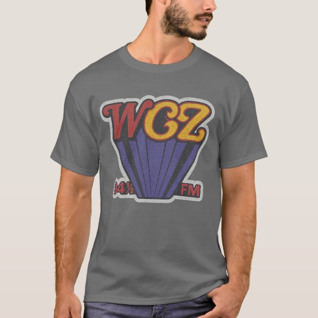 Vintager 80er-Radio WCOZ T-Shirt (Vorderseite)