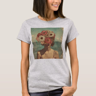 Vintager Abstrakter Sommer T-Shirt