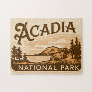 Vintager Acadia Nationalpark Bar Hafen