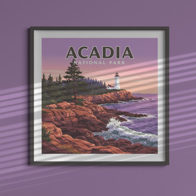 Vintager Acadia-Nationalpark Poster (Von Creator hochgeladen)