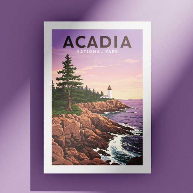 Vintager Acadia-Nationalpark Postkarte (Von Creator hochgeladen)