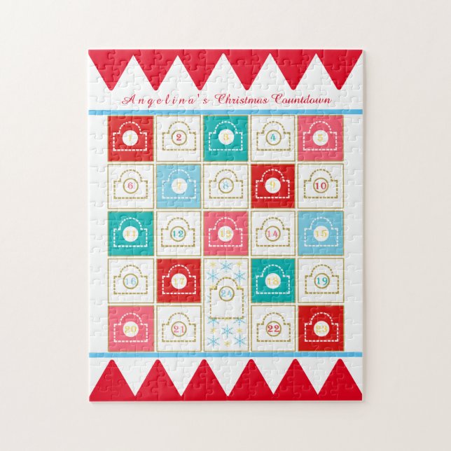 Vintager Adventskalender (Vertikal)