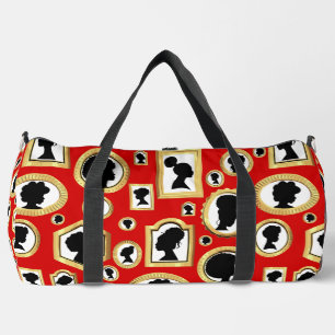 Vintager afrikanischer Cameo Duffle Bag