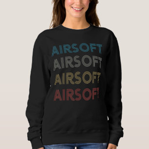 Vintager Airsoft-Retro-Stil Sweatshirt