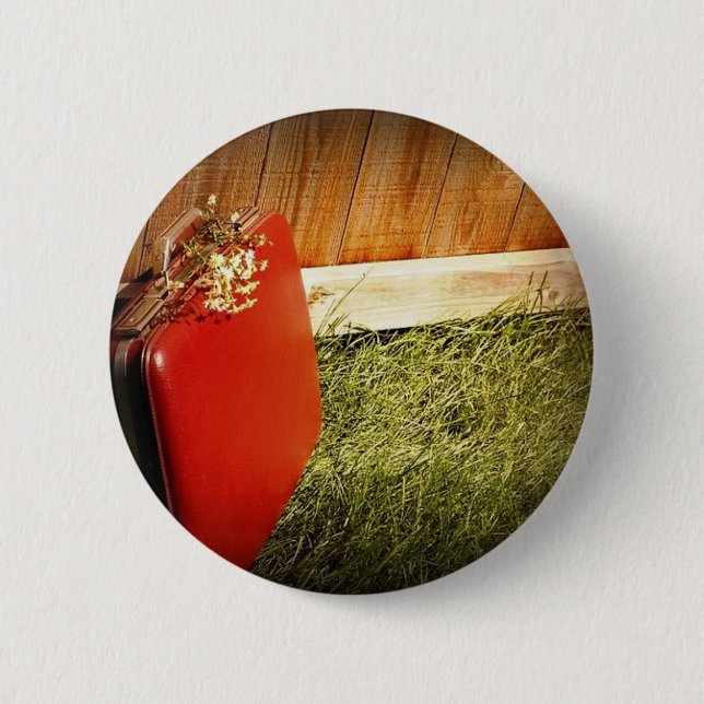 Vintager Aktenkoffer Button (Vorderseite)
