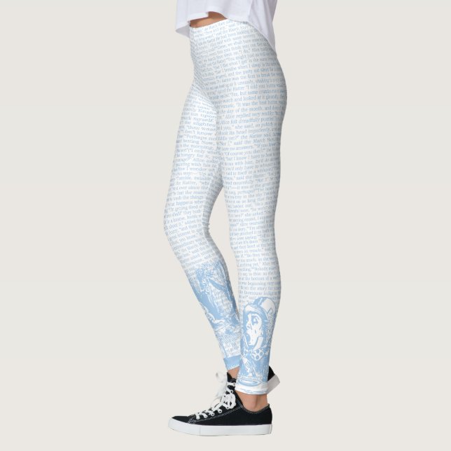 Vintager Alignment-Text und Border Light Leggings (Links)