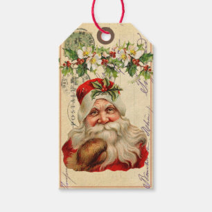 Vintager alte Weltsankt-Geschenk-Umbau Geschenkanhänger