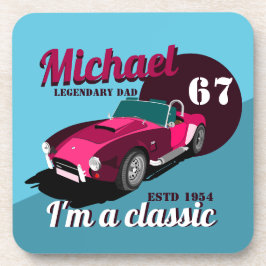 Vintager alter Name des legendären Papa Getränkeuntersetzer