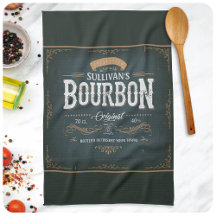 Vintager amerikanischer Bourbon-Personalisiert Whi