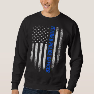 Vintager amerikanischer Flaggen - Nachwuchspolizis Sweatshirt
