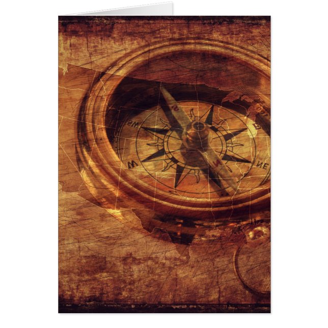 Vintager amerikanischer Kompass (Vorne)