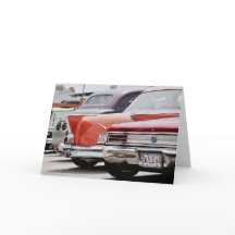 Vintager amerikanischer Oldtimer-Notecard