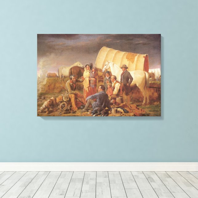 Vintager amerikanischer Westen, Ratschläge zur Prä Leinwanddruck (Insitu (Holzboden))