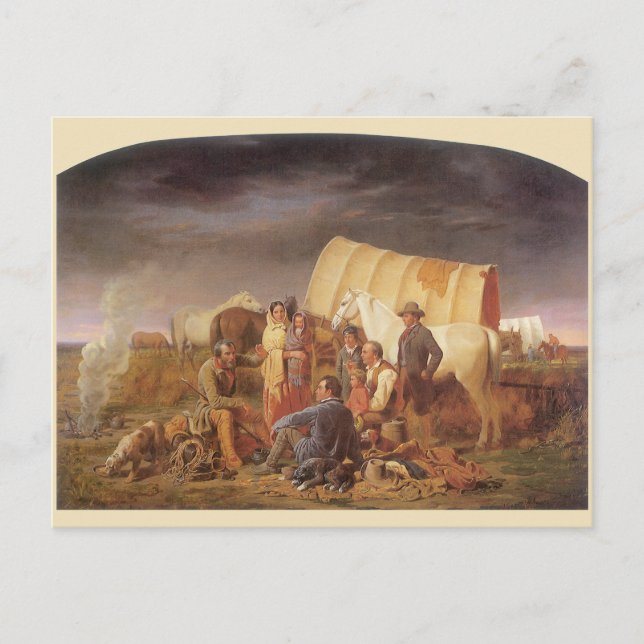 Vintager amerikanischer Westen, Ratschläge zur Prä Postkarte (Vorderseite)