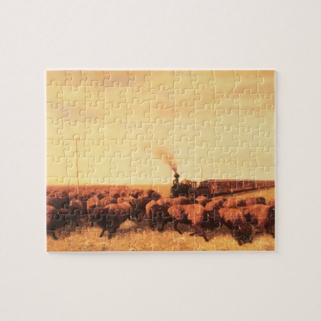 Vintager amerikanischer Westen, vertreten durch NH (Horizontal)