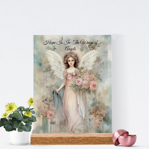 Vintager Angel Acrylschild