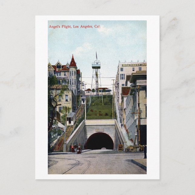 Vintager Angel-Flug Los Angeles Postkarte (Vorderseite)