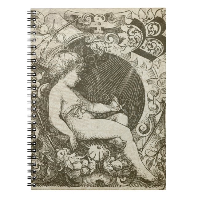 Vintager Angel Notizblock (Vorderseite)
