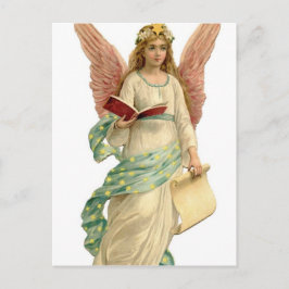 Vintager Angel Postkarte