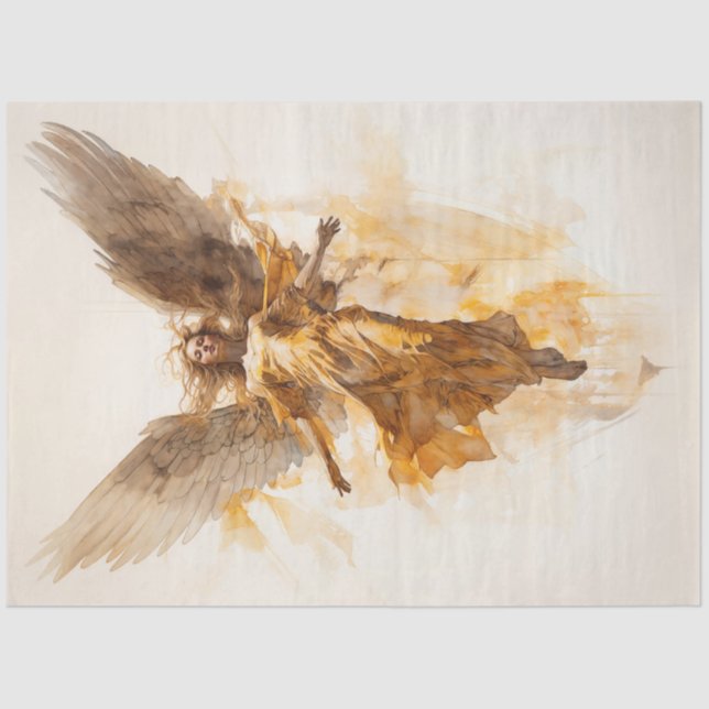 Vintager Angel Seidenpapier (Vorderseite)