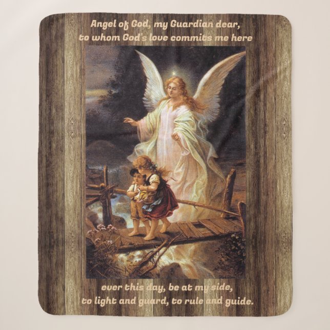 Vintager Angel Sherpadecke (Vorderseite)